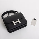 CONSTANCE 18 (MINI) EPSOM LEATHER NOIR (BLACK) WITH PALLADIUM HARDWARE (PHW)