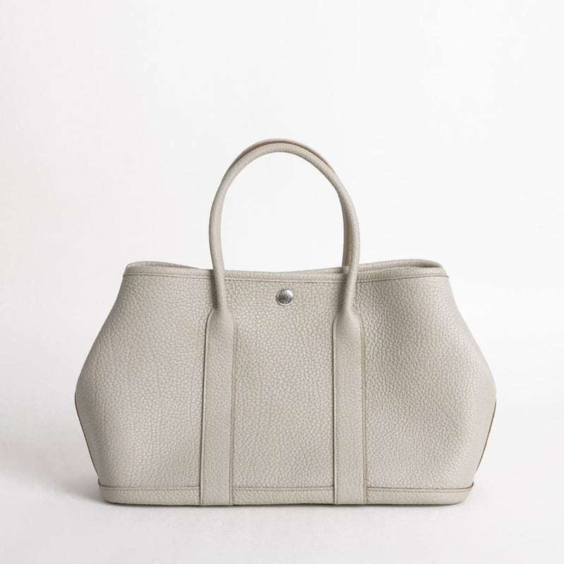 GARDEN PARTY 30 NEGONDA LEATHER BETON WITH PALLADIUM HARDWARE (PHW)