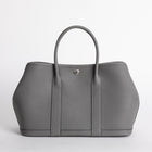 GARDEN PARTY 30 NEGONDA LEATHER GRIS MEYER WITH PALLADIUM HARDWARE (PHW)