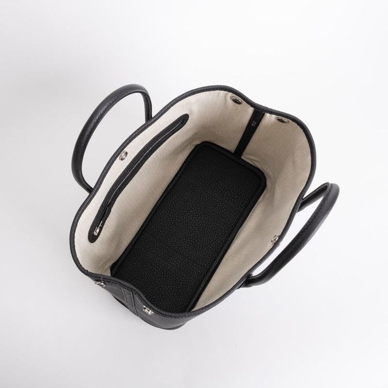 GARDEN PARTY 30 NEGONDA LEATHER NOIR (BLACK) WITH PALLADIUM HARDWARE (PHW)