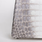 KELLY 32 NILOTICUS CROCODILE (MATTE) LEATHER HIMALAYA WITH PALLADIUM HARDWARE (PHW)