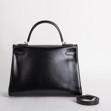 KELLY 32 BLACK BOX CALF LEATHER WITH GOLD HARDWARE (GHW)