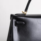 KELLY 32 BLACK BOX CALF LEATHER WITH GOLD HARDWARE (GHW)
