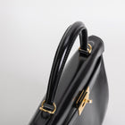 KELLY 32 BLACK BOX CALF LEATHER WITH GOLD HARDWARE (GHW)