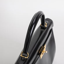 KELLY 32 BLACK BOX CALF LEATHER WITH GOLD HARDWARE (GHW)