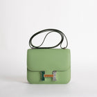 CONSTANCE 18 (MINI) EPSOM LEATHER VERT CRIQUET WITH MARQUETTE HARDWARE (MHW)
