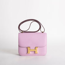 CONSTANCE 18 (MINI) EPSOM LEATHER MAUVE SYLVESTRE WITH GOLD HARDWARE (GHW)