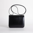CONSTANCE 18 (MINI) BLACK BOX CALF LEATHER WITH PALLADIUM HARDWARE (PHW)