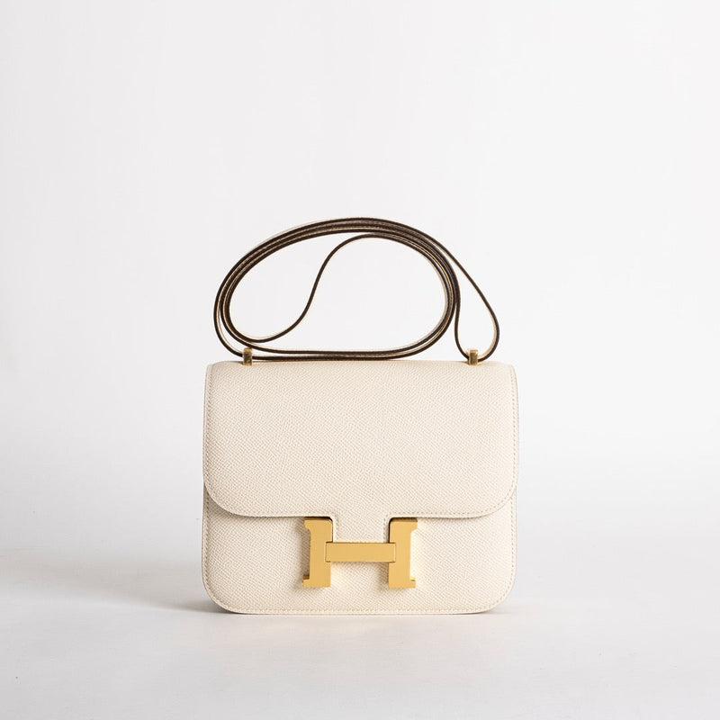 CONSTANCE 18 (MINI) EPSOM LEATHER NATA WITH GOLD HARDWARE (GHW)