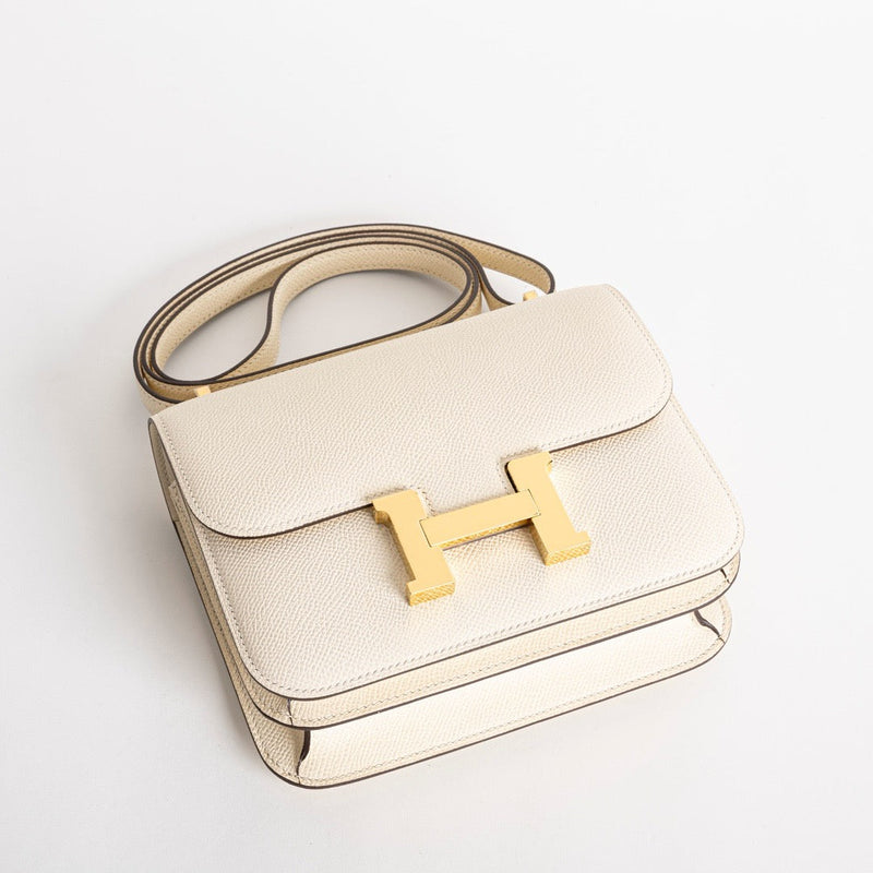 CONSTANCE 18 (MINI) EPSOM LEATHER NATA WITH GOLD HARDWARE (GHW)