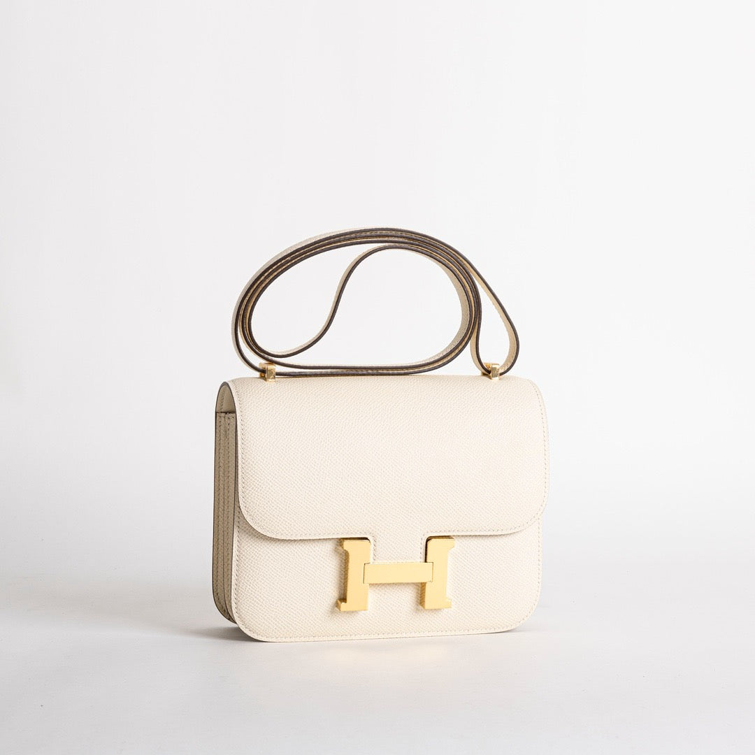 CONSTANCE 18 (MINI) EPSOM LEATHER NATA WITH GOLD HARDWARE (GHW)