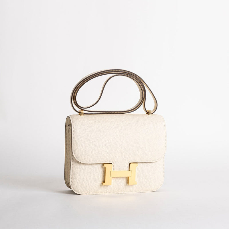 CONSTANCE 18 (MINI) EPSOM LEATHER NATA WITH GOLD HARDWARE (GHW)