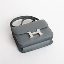 CONSTANCE 18 (MINI) EPSOM LEATHER VERT DE GRIS WITH PALLADIUM HARDWARE (PHW)
