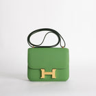 CONSTANCE 18 (MINI) EPSOM LEATHER VERT YUCCA WITH GOLD HARDWARE (GHW)