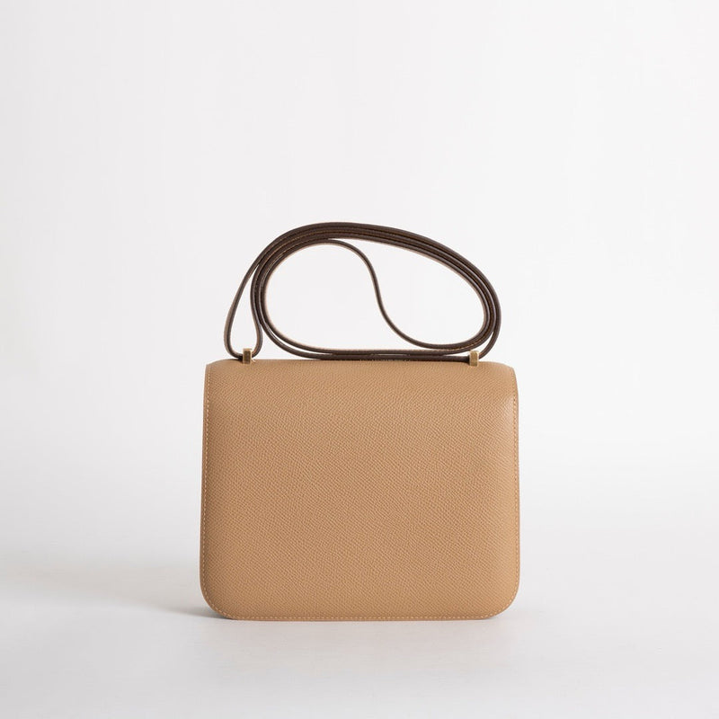 CONSTANCE 18 (MINI) EPSOM LEATHER CHAI WITH GOLD HARDWARE (GHW)