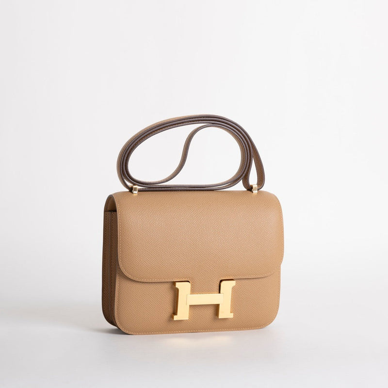 CONSTANCE 18 (MINI) EPSOM LEATHER CHAI WITH GOLD HARDWARE (GHW)