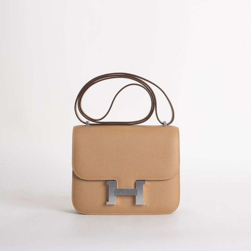 CONSTANCE 18 (MINI) EPSOM LEATHER CHAI WITH PALLADIUM HARDWARE (PHW)