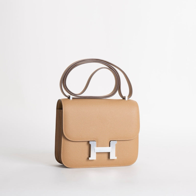 CONSTANCE 18 (MINI) EPSOM LEATHER CHAI WITH PALLADIUM HARDWARE (PHW)