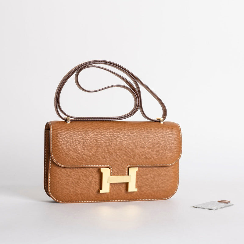 CONSTANCE 24 ELAN EPSOM LEATHER GOLD WITH GOLD HARDWARE (GHW)
