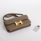CONSTANCE 24 ELAN EPSOM LEATHER ETOUPE WITH GOLD HARDWARE (GHW)