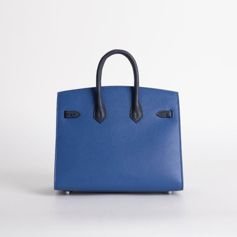 BIRKIN 20 FAUBOURG "NIGHT" BLUE MARINE WITH PALLADIUM HARDWARE (PHW)