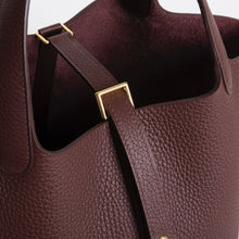 PICOTIN 18 LOCK CLEMENCE LEATHER ROUGE SELLIER WITH GOLD HARDWARE (GHW)