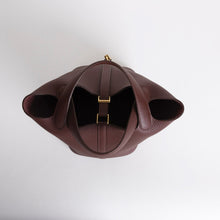 PICOTIN 18 LOCK CLEMENCE LEATHER ROUGE SELLIER WITH GOLD HARDWARE (GHW)