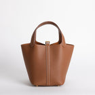 PICOTIN 18 LOCK CLEMENCE LEATHER GOLD WITH GOLD HARDWARE (GHW)