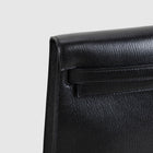 KELLY ELAN CHEVRE LEATHER NOIR (BLACK) WITH PALLADIUM HARDWARE (PHW)