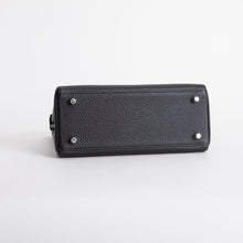 KELLY 25 TOGO LEATHER NOIR (BLACK) WITH PALLADIUM HARDWARE (PHW)
