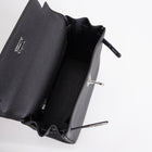 KELLY 25 TOGO LEATHER NOIR (BLACK) WITH PALLADIUM HARDWARE (PHW)
