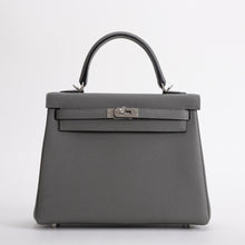 KELLY 25 TOGO LEATHER GRIS MEYER WITH PALLADIUM HARDWARE (PHW)