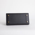 BIRKIN 25 EPSOM LEATHER (SELLIER SHAPE) NOIR (BLACK) WITH GOLD HARDWARE (GHW)