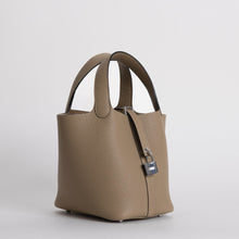 PICOTIN 18 LOCK CLEMENCE LEATHER BEIGE MARFA WITH PALLADIUM HARDWARE (PHW)