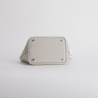 PICOTIN 18 LOCK CLEMENCE LEATHER GRIS PALE WITH PALLADIUM HARDWARE (PHW)