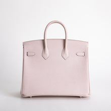 BIRKIN 25 EPSOM LEATHER MAUVE PALE WITH PALLADIUM HARDWARE (PHW)