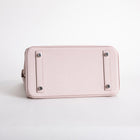 BIRKIN 25 EPSOM LEATHER MAUVE PALE WITH PALLADIUM HARDWARE (PHW)