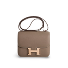 CONSTANCE 18 (MINI) EPSOM LEATHER ETOUPE WITH ROSE GOLD HARDWARE (RGHW)