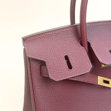 BIRKIN 25 TOGO LEATHER ROUGE H WITH GOLD HARDWARE (GHW)