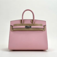 BIRKIN 25 EPSOM LEATHER (SELLIER SHAPE) ROSE SAKURA WITH PALLADIUM HARDWARE (PHW)