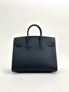 BIRKIN 25 EPSOM LEATHER (SELLIER SHAPE) NOIR (BLACK) WITH PALLADIUM HARDWARE (PHW)