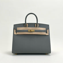 BIRKIN 25 EPSOM LEATHER (SELLIER SHAPE) GRIS MEYER WITH GOLD HARDWARE (GHW)