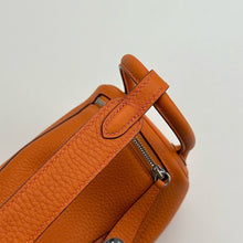 MINI LINDY 20 CLEMENCE LEATHER ORANGE WITH PALLADIUM HARDWARE (PHW)