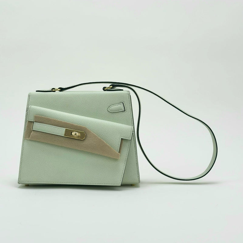 KELLY DESORDRE EPSOM LEATHER VERT FIZZ WITH GOLD HARDWARE (GHW)