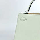 KELLY 25 EPSOM LEATHER VERT FIZZ WITH PALLADIUM HARDWARE (PHW)