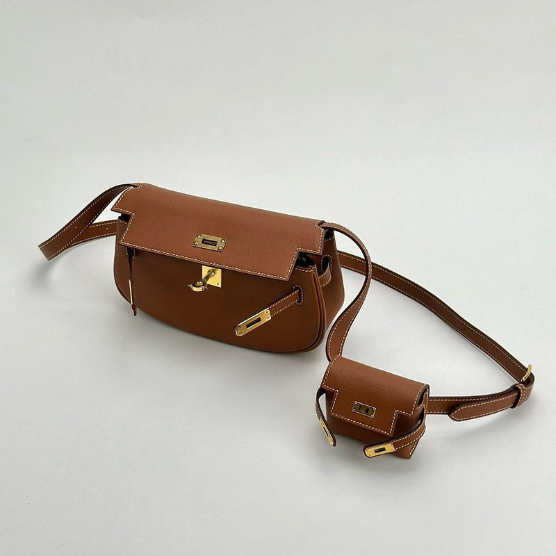 KELLY MOOVE SWIFT LEATHER GOLD WITH GOLD HARDWARE (GHW)