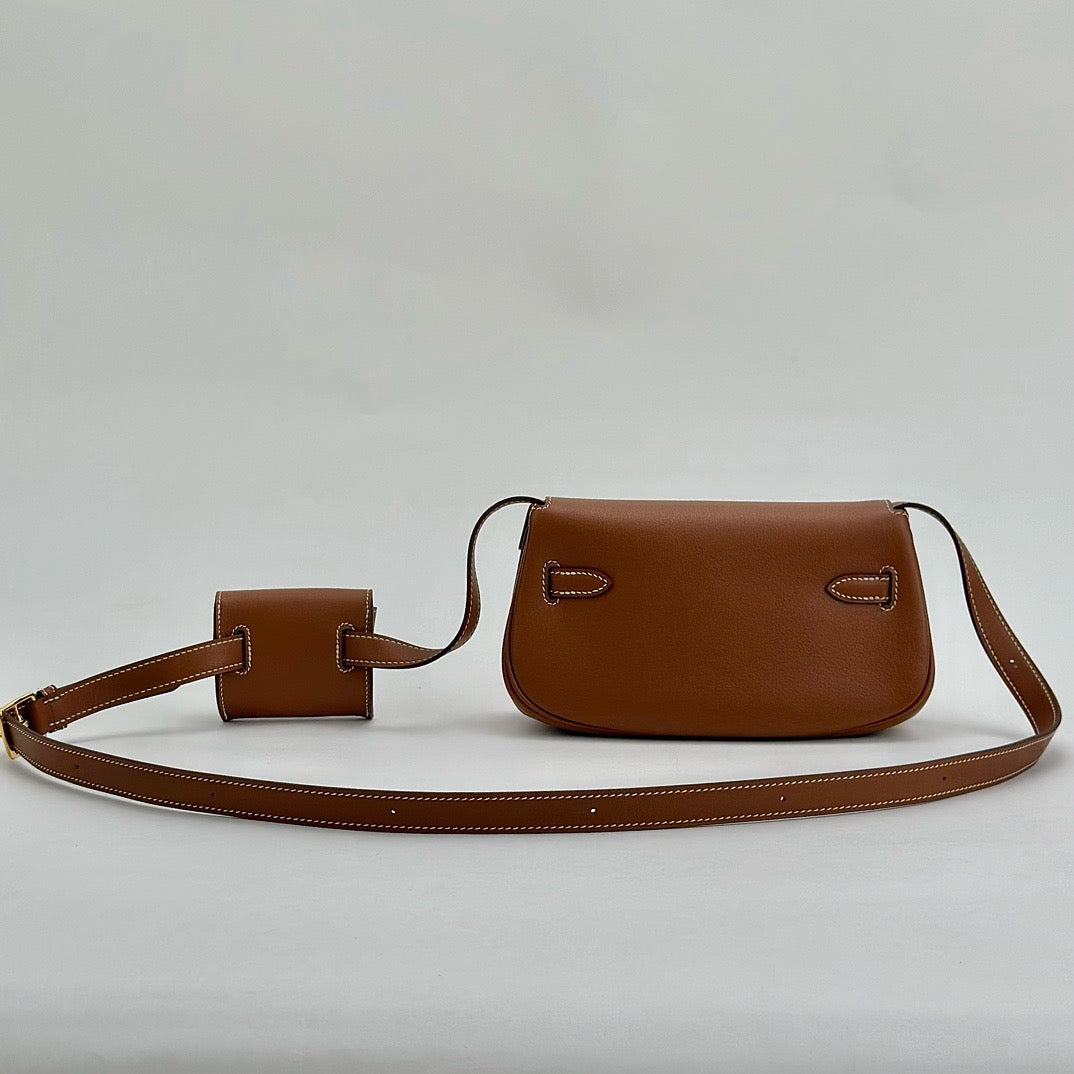 KELLY MOOVE SWIFT LEATHER GOLD WITH GOLD HARDWARE (GHW)