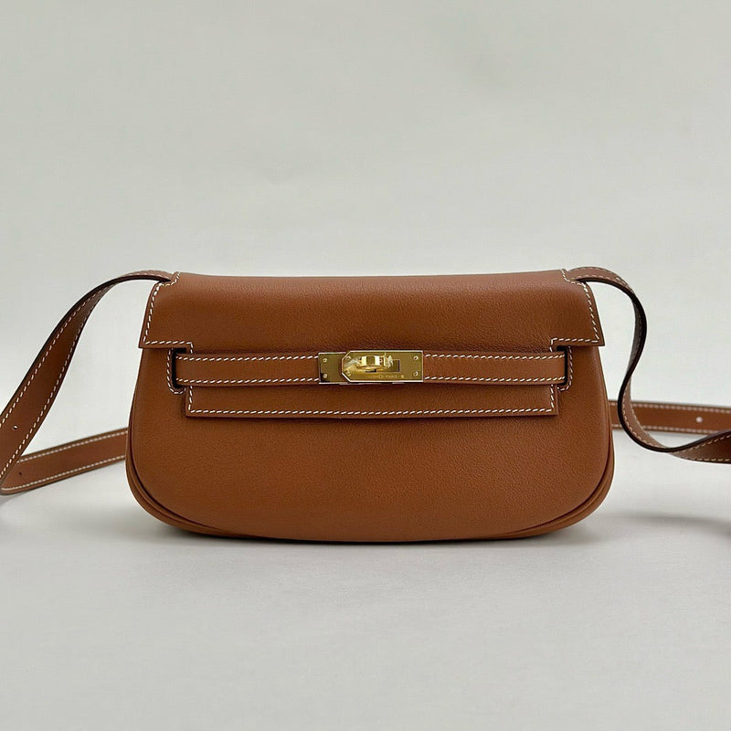 KELLY MOOVE SWIFT LEATHER GOLD WITH GOLD HARDWARE (GHW)