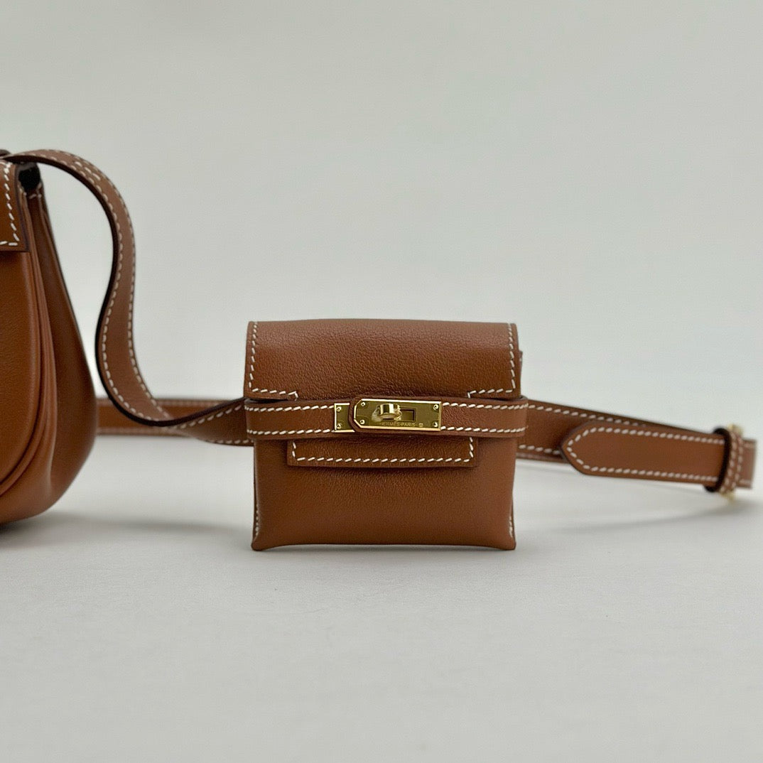 KELLY MOOVE SWIFT LEATHER GOLD WITH GOLD HARDWARE (GHW)