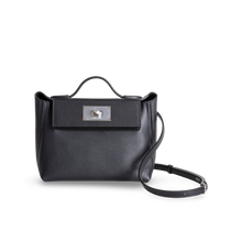 24/24 (MINI) EVERCOLOR & SWIFT LEATHER NOIR (BLACK) WITH PALLADIUM HARDWARE (PHW)
